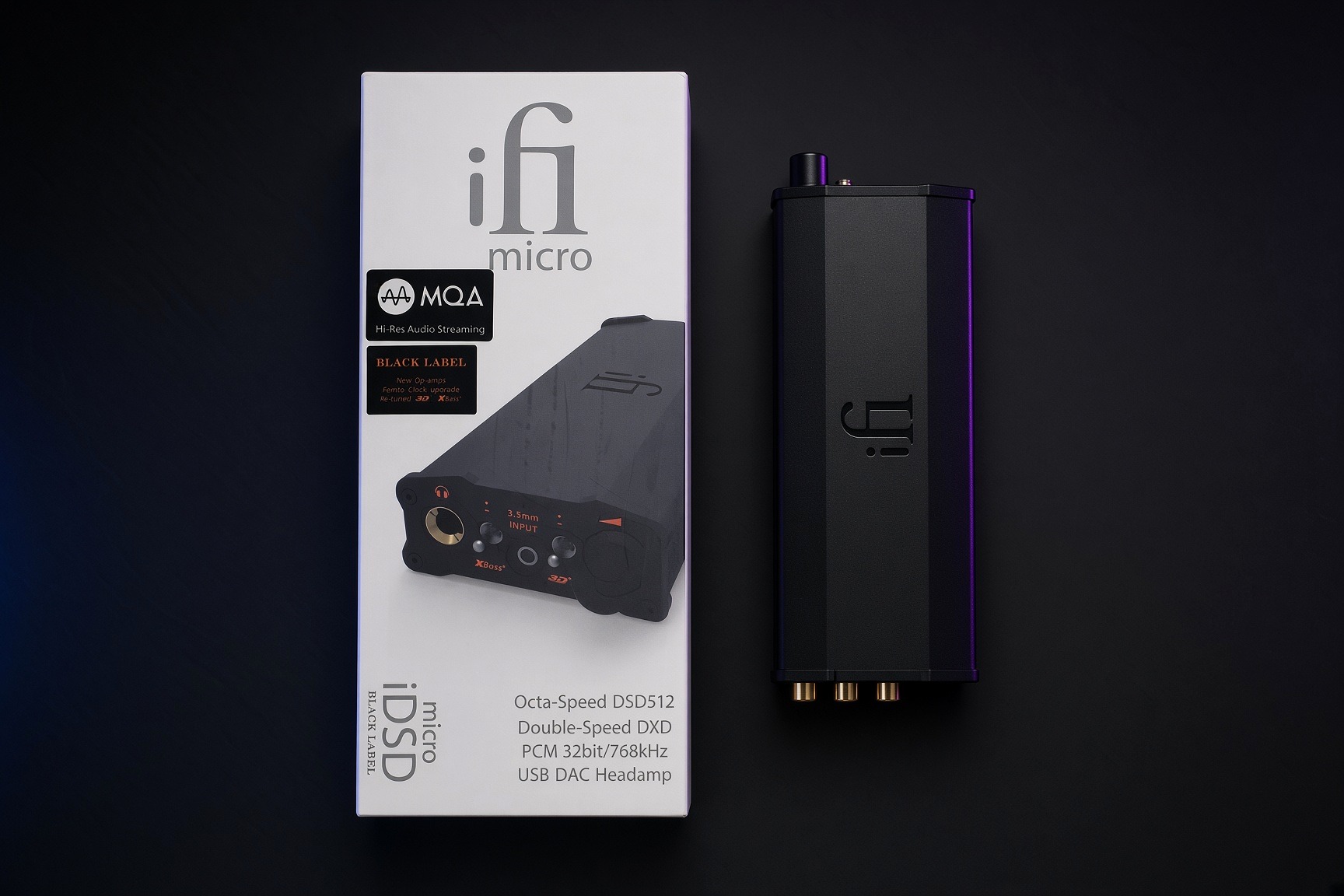 iFi micro iDSD Black Label DAC and amp, DSD512 capable